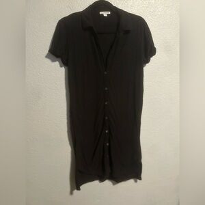 James perse button down dress